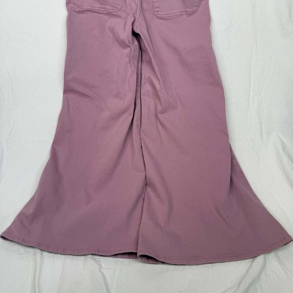 Anthropologie Pilcro High-Rise Wide-Leg Trouser Jeans Pink Size 26 - Picture 8 of 16